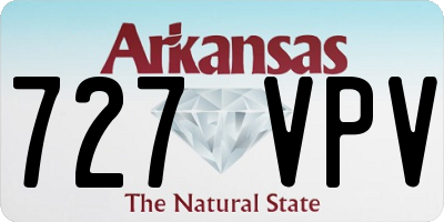 AR license plate 727VPV
