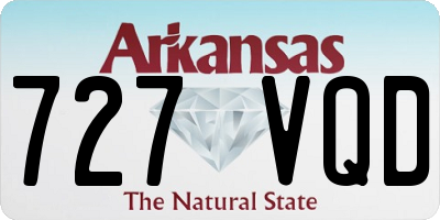 AR license plate 727VQD