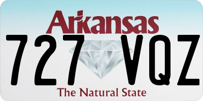 AR license plate 727VQZ