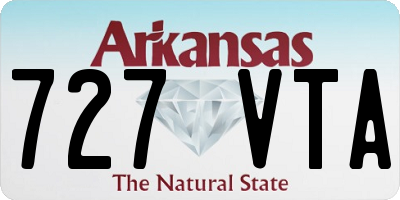 AR license plate 727VTA
