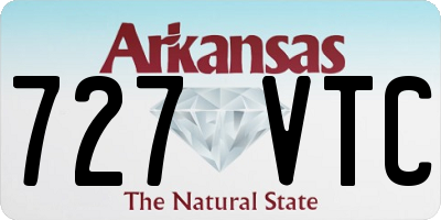 AR license plate 727VTC