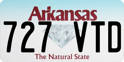 AR license plate 727VTD