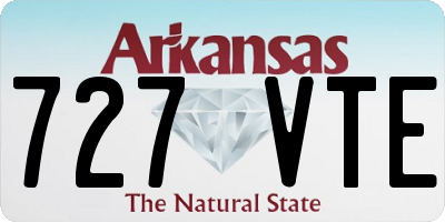 AR license plate 727VTE