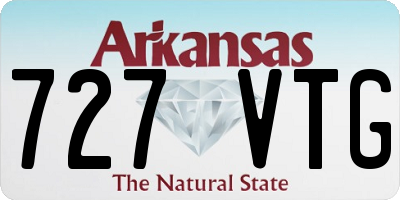 AR license plate 727VTG