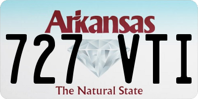 AR license plate 727VTI
