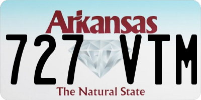AR license plate 727VTM