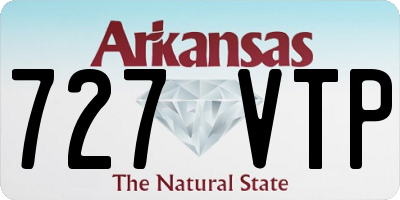 AR license plate 727VTP