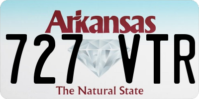AR license plate 727VTR