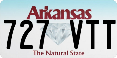 AR license plate 727VTT