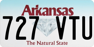 AR license plate 727VTU