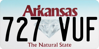 AR license plate 727VUF