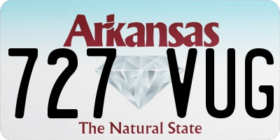 AR license plate 727VUG