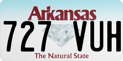 AR license plate 727VUH