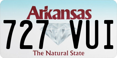 AR license plate 727VUI