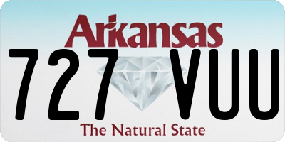 AR license plate 727VUU