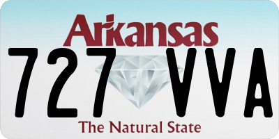 AR license plate 727VVA