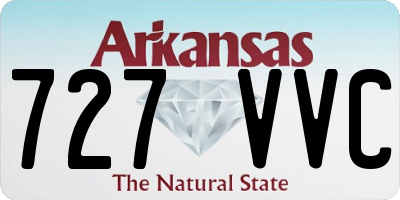 AR license plate 727VVC