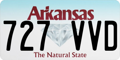 AR license plate 727VVD