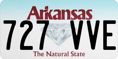 AR license plate 727VVE