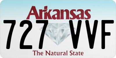 AR license plate 727VVF