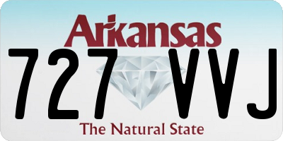 AR license plate 727VVJ