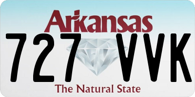 AR license plate 727VVK