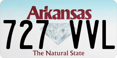 AR license plate 727VVL