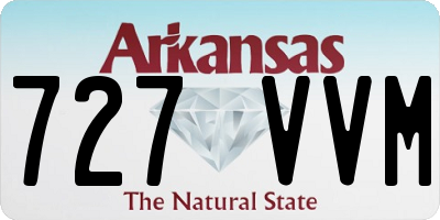 AR license plate 727VVM