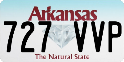 AR license plate 727VVP