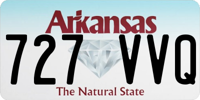 AR license plate 727VVQ