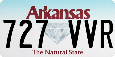 AR license plate 727VVR