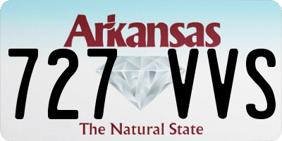 AR license plate 727VVS