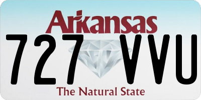 AR license plate 727VVU