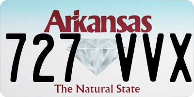 AR license plate 727VVX
