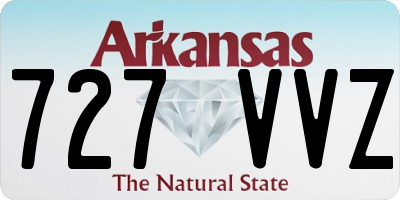 AR license plate 727VVZ