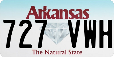 AR license plate 727VWH