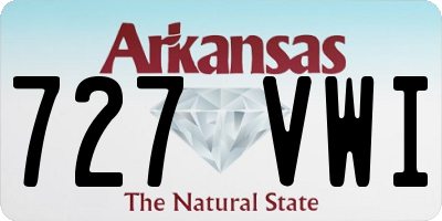 AR license plate 727VWI