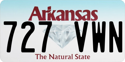 AR license plate 727VWN