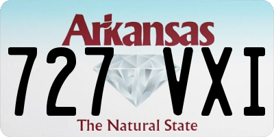AR license plate 727VXI