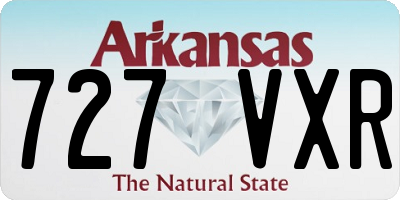 AR license plate 727VXR
