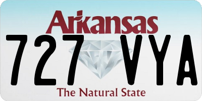AR license plate 727VYA