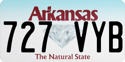 AR license plate 727VYB