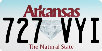 AR license plate 727VYI