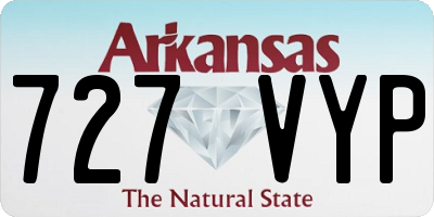AR license plate 727VYP