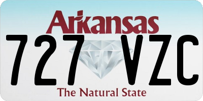 AR license plate 727VZC