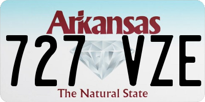 AR license plate 727VZE