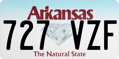 AR license plate 727VZF