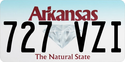 AR license plate 727VZI