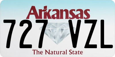 AR license plate 727VZL