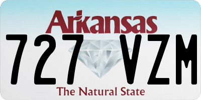 AR license plate 727VZM